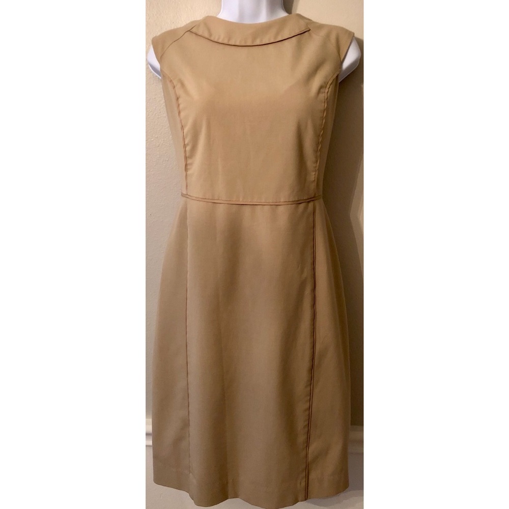 The Limited Collection Khaki Sheath Dress.